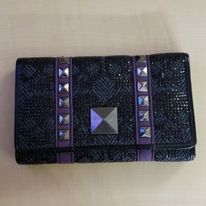 Black and Purple Wallett